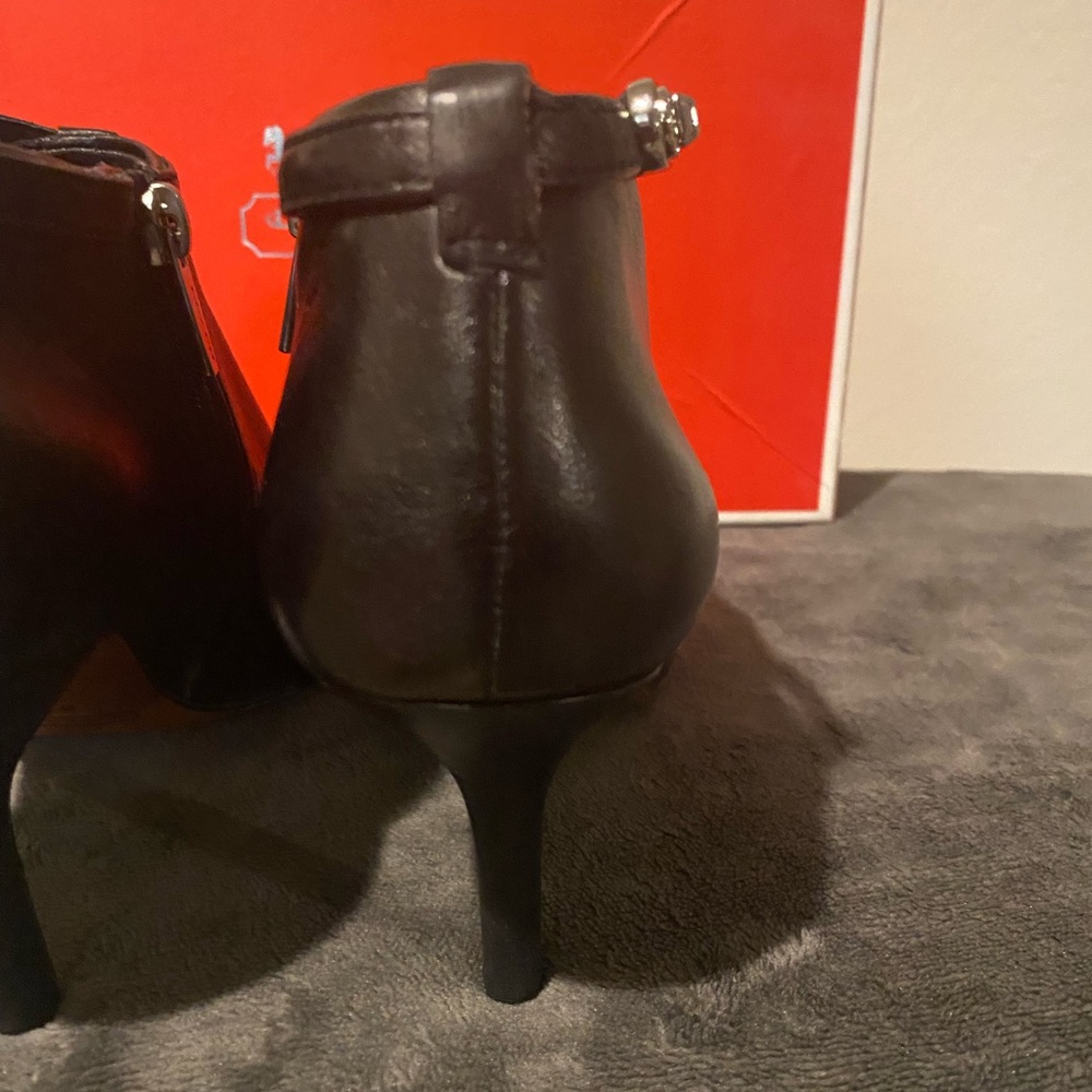 Coach Yelena boots Black leather booties - Picture 8 of 10